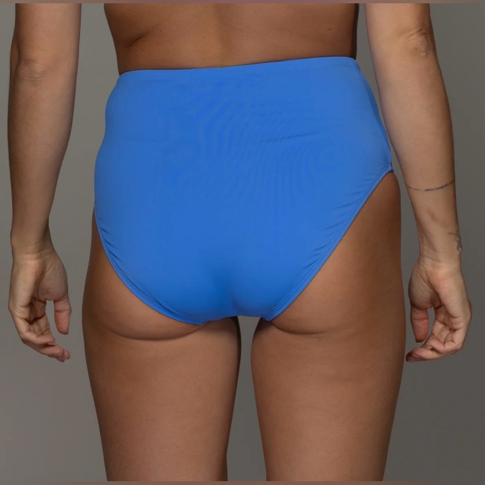 Jantzen Bright Blue Peplum Tankini Swimsuit Set Size 14 - Picture 7 of 12